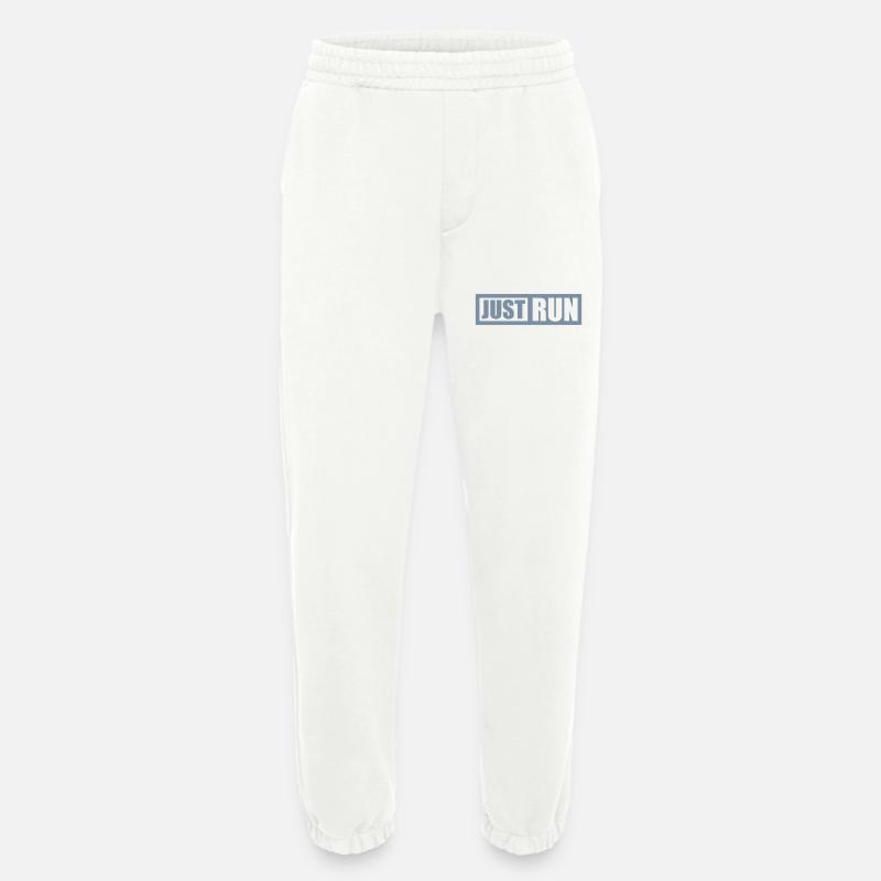 Läufer Just Run Design - Heavyweight Jogginghose - made by SPREAD  - OFF WHITE