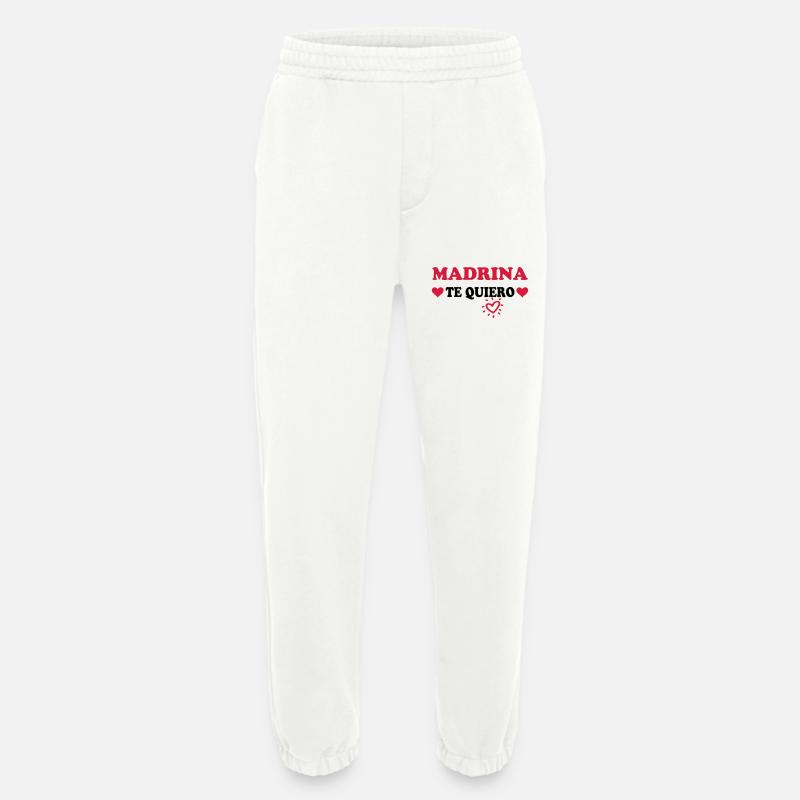 MADRINA Te quiero - Heavyweight Jogging Pants - made by SPREAD  - OFF WHITE