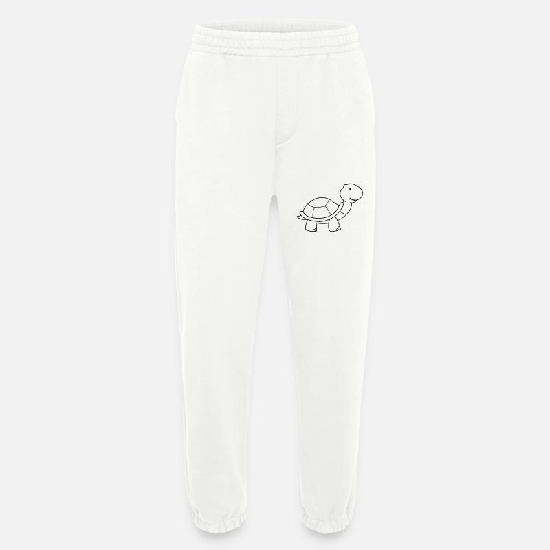 schildkröte - Heavyweight Jogginghose - made by SPREAD  - OFF WHITE