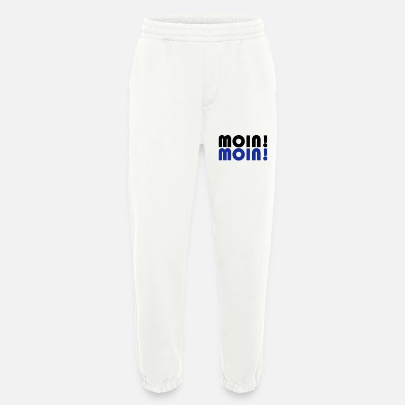 Moin Spruch - Heavyweight Jogginghose - made by SPREAD  - OFF WHITE