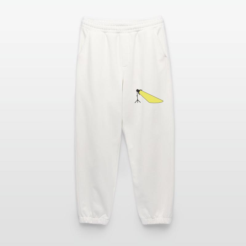 Headlights on stand with light cone two-tone Heavyweight Jogging Pants - made by SPREAD 