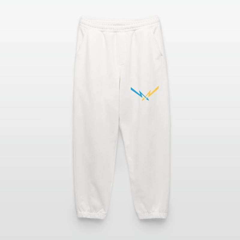 2 flashes pattern electric current energy starkstro Heavyweight Jogging Pants - made by SPREAD 