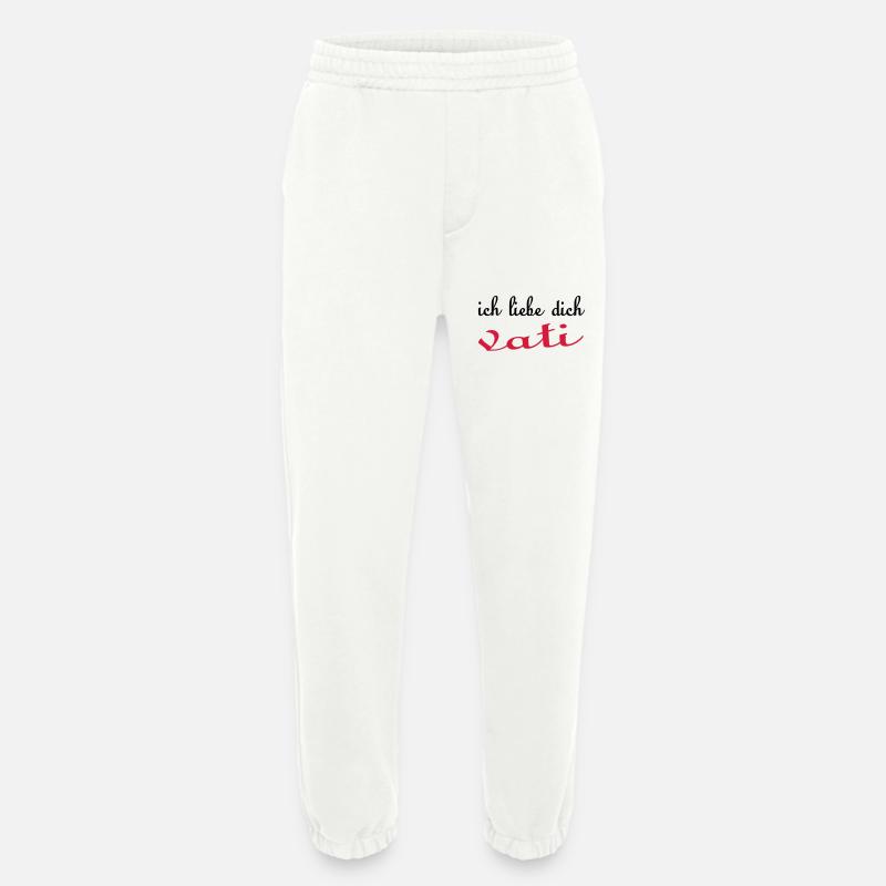Ich liebe dich VATI - Heavyweight Jogginghose - made by SPREAD  - OFF WHITE