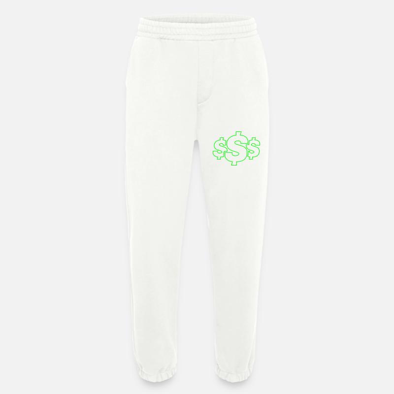 dollar symbol - Heavyweight Jogginghose - made by SPREAD  - OFF WHITE