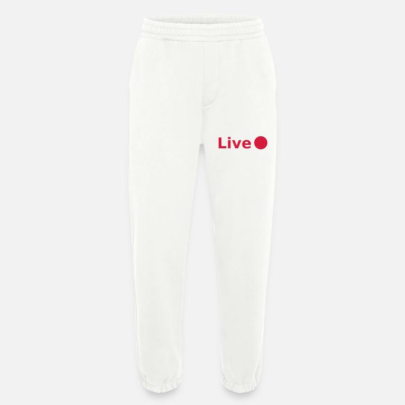 Live - Heavyweight Jogginghose - made by SPREAD  - OFF WHITE