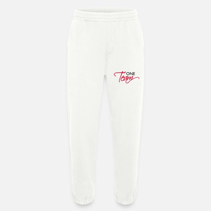 One Team Crew - Heavyweight Jogginghose - made by SPREAD  - OFF WHITE