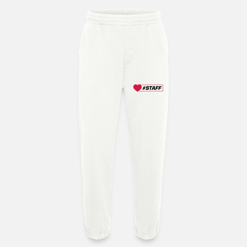 Staff Herz - Heavyweight Jogginghose - made by SPREAD  - OFF WHITE