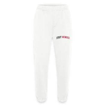 Staff Member - Heavyweight Jogging Pants - made by SPREAD  - OFF WHITE - Front