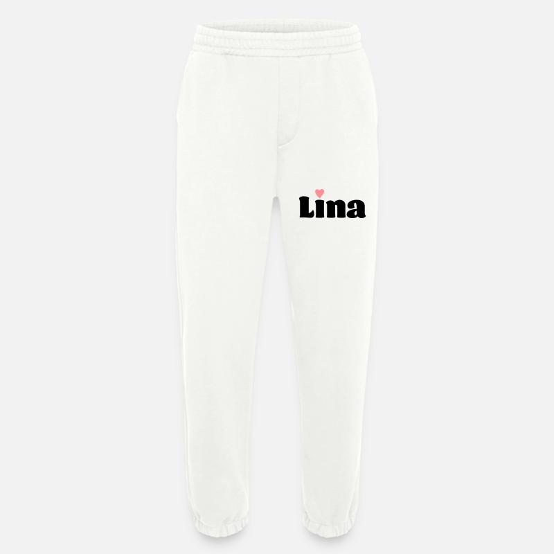Lina Geschenk - Heavyweight Jogginghose - made by SPREAD  - OFF WHITE