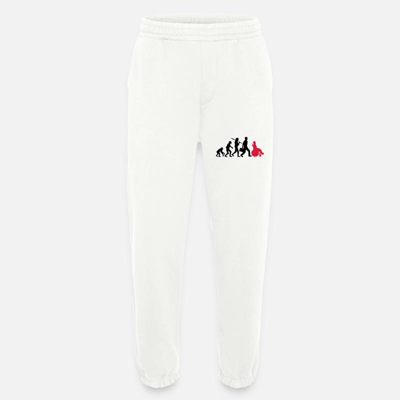 évolution silhouette développement obstacle gêne - Pantalon de jogging bio épais fabriqué en UE - OFF WHITE
