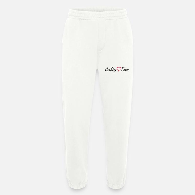 Cooking Team Herz - Heavyweight Jogginghose - made by SPREAD  - OFF WHITE