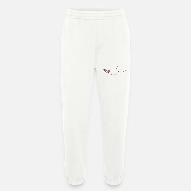 Papierflieger - Heavyweight Jogginghose - made by SPREAD  - OFF WHITE