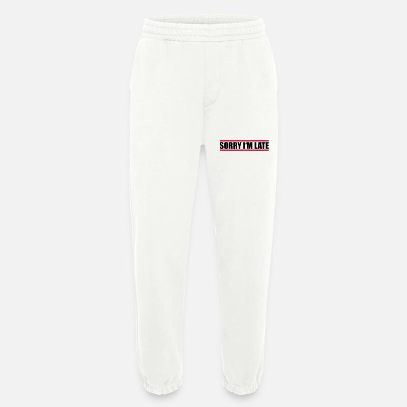 Design Sorry Im - Heavyweight Jogginghose - made by SPREAD  - OFF WHITE