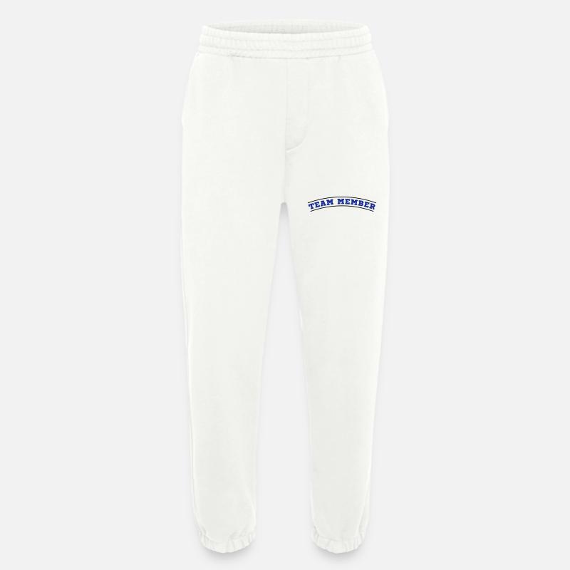 Conception des membres de l’équipe - Pantalon de jogging bio épais fabriqué en UE - OFF WHITE