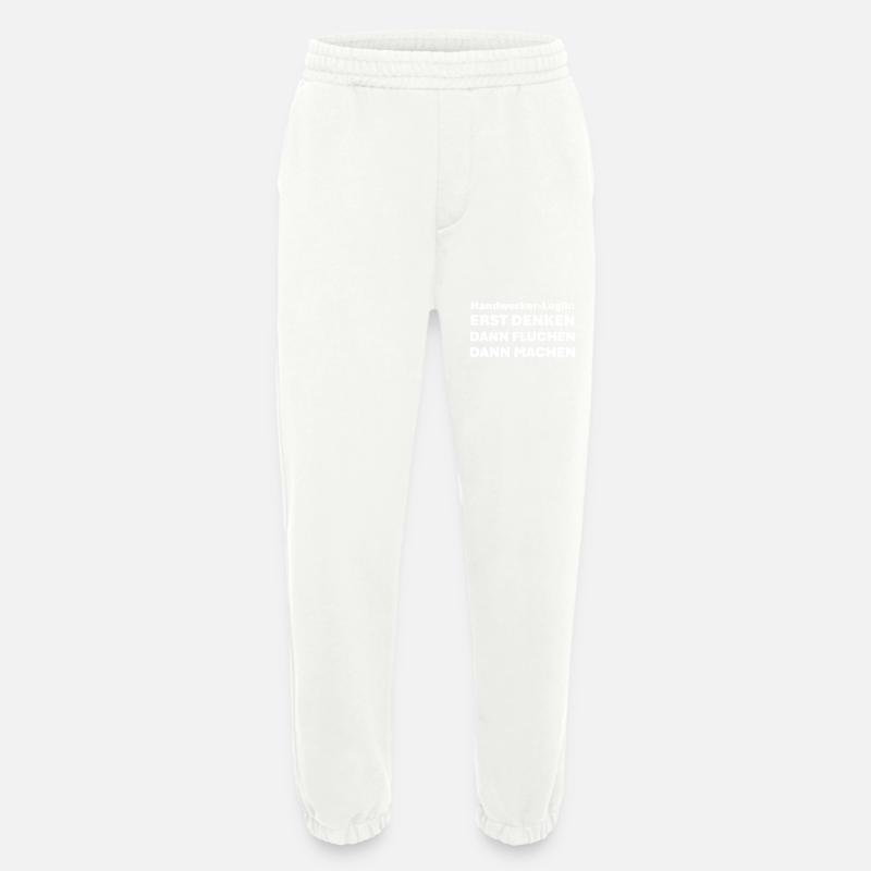 Handwerker Logik - Heavyweight Jogginghose - made by SPREAD  - OFF WHITE