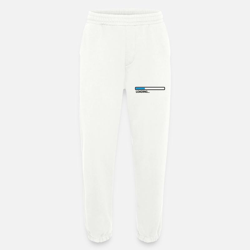 loading_2c - Pantalon de jogging bio épais fabriqué en UE - OFF WHITE