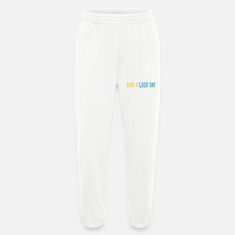 have a good day - Heavyweight Jogginghose - made by SPREAD  - OFF WHITE