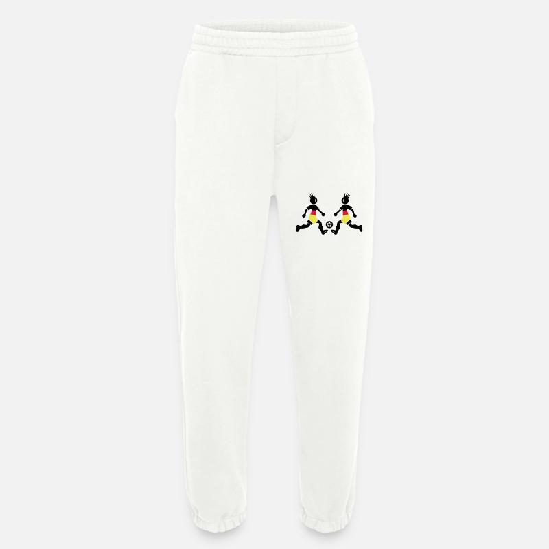 Soccer Soccer Germany - Heavyweight Jogging Pants - made by SPREAD  - OFF WHITE