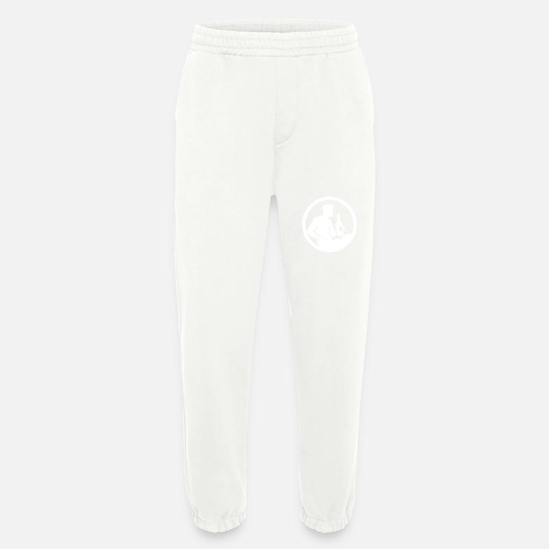 Drinking Silhouette - Heavyweight Jogginghose - made by SPREAD  - OFF WHITE