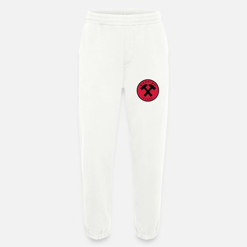 Working Class - Heavyweight Jogging Pants - made by SPREAD  - OFF WHITE