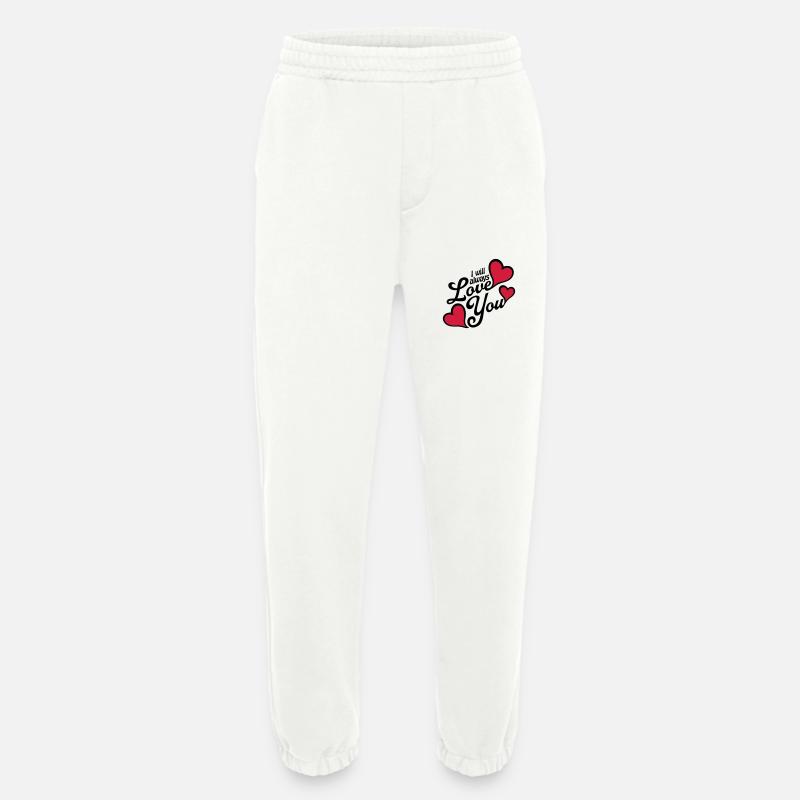 I will always love - Heavyweight Jogginghose - made by SPREAD - OFF WHITE