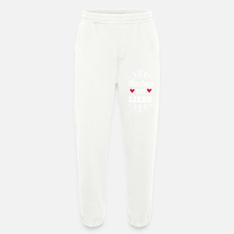 Kochen it Liebe - Heavyweight Jogginghose - made by SPREAD  - OFF WHITE