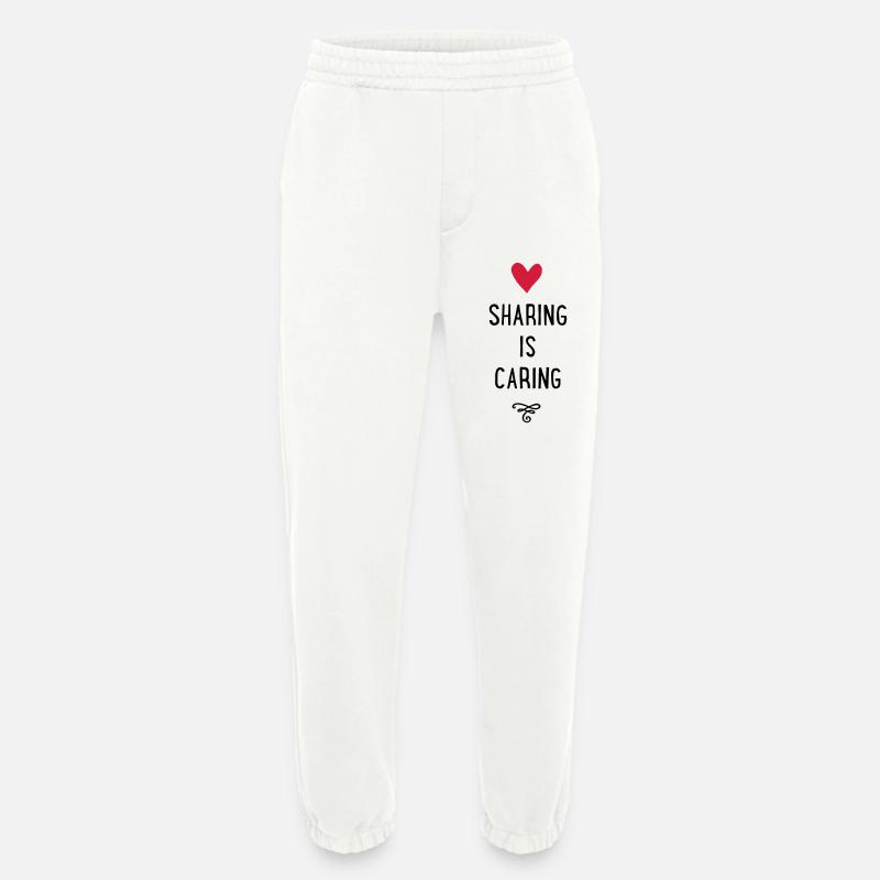 sharing - Heavyweight Jogginghose - made by SPREAD  - OFF WHITE