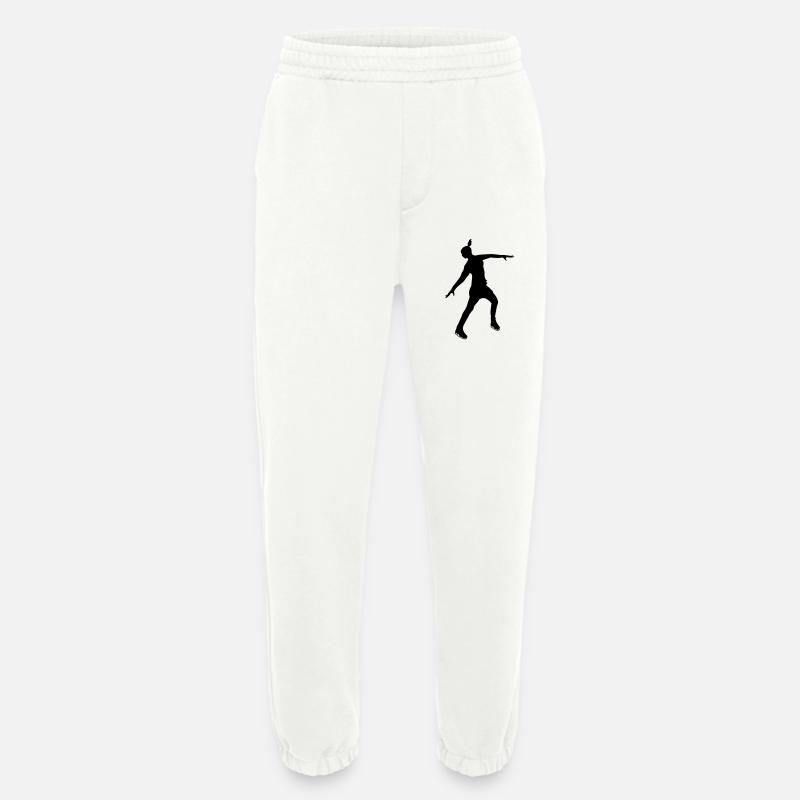 Eiskunstläuferin in stabiler Pose - Heavyweight Jogginghose - made by SPREAD  - OFF WHITE