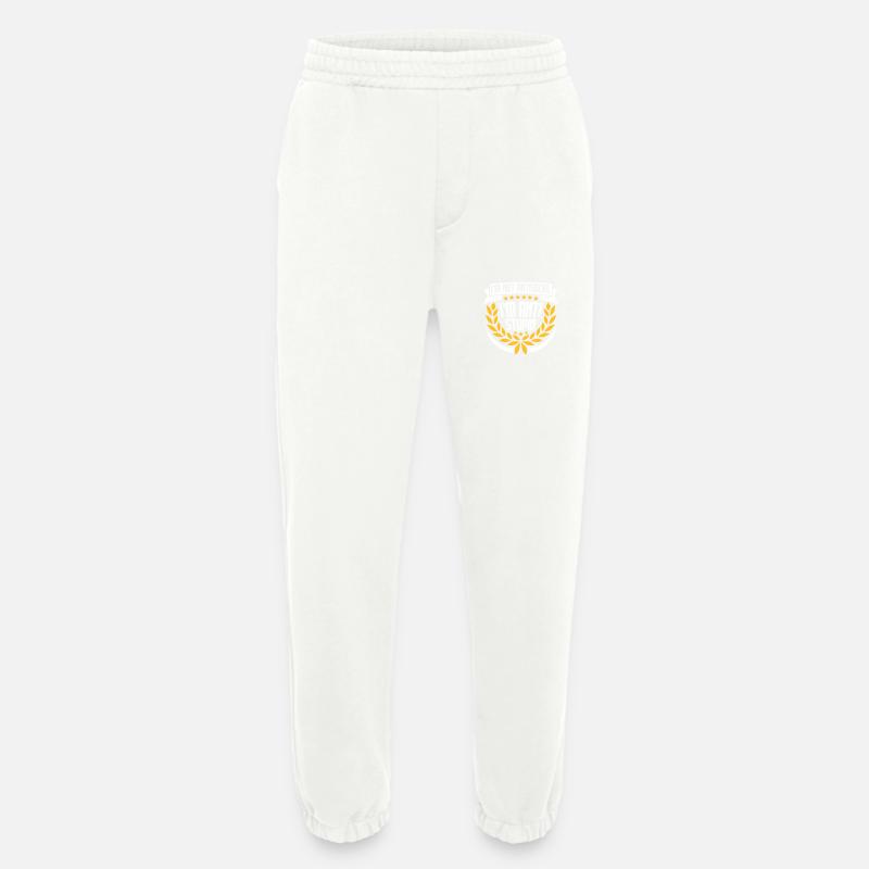 not antisocial anti stupid - Heavyweight Jogginghose - made by SPREAD - OFF WHITE