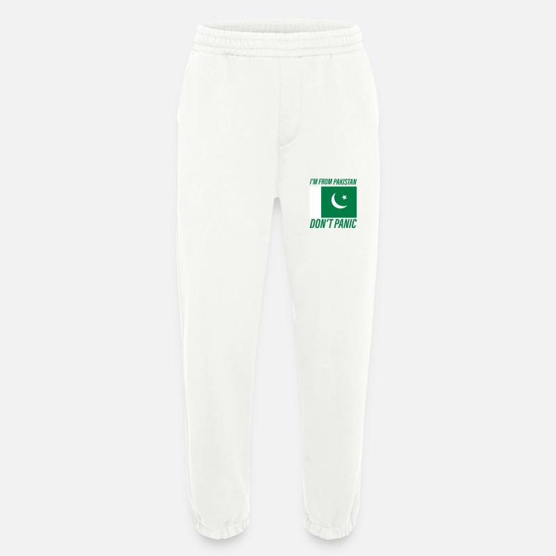 pakistan dont panic - Heavyweight Jogginghose - made by SPREAD  - OFF WHITE