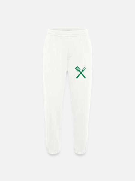 Chef Cutlery - Heavyweight Jogging Pants - made by SPREAD  - OFF WHITE