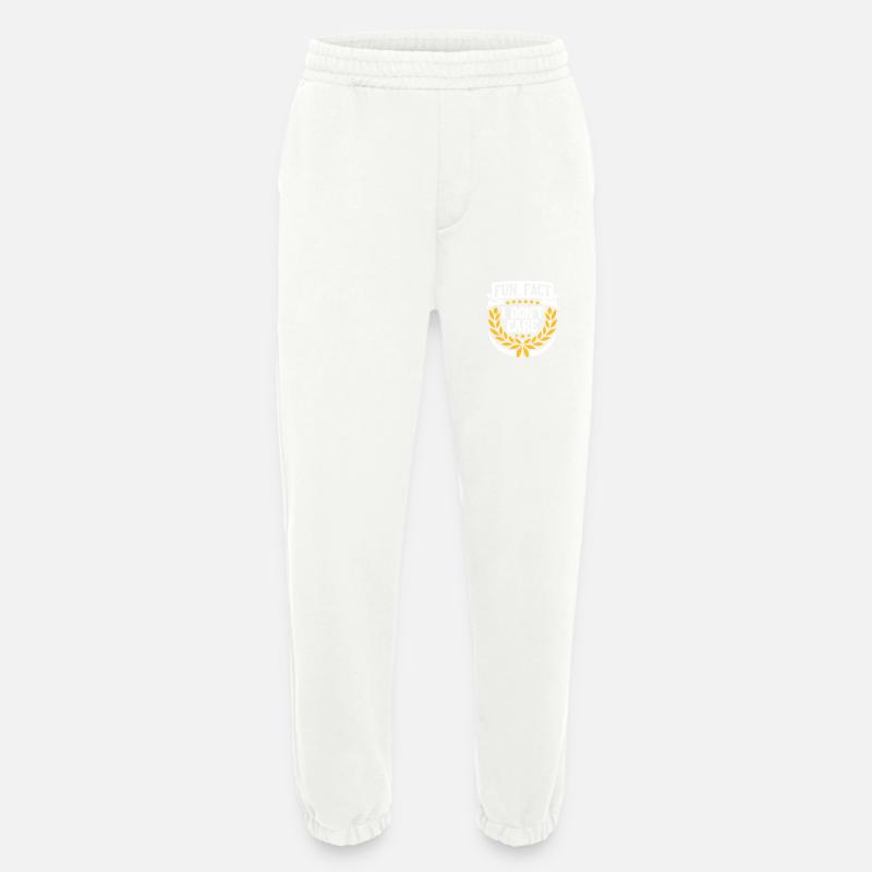 I don't care fact - Heavyweight Jogging Pants - made by SPREAD  - OFF WHITE