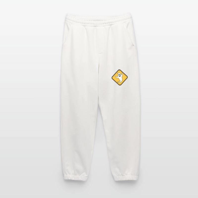 danger caution warning note danger shield vorsi Heavyweight Jogging Pants - made by SPREAD 
