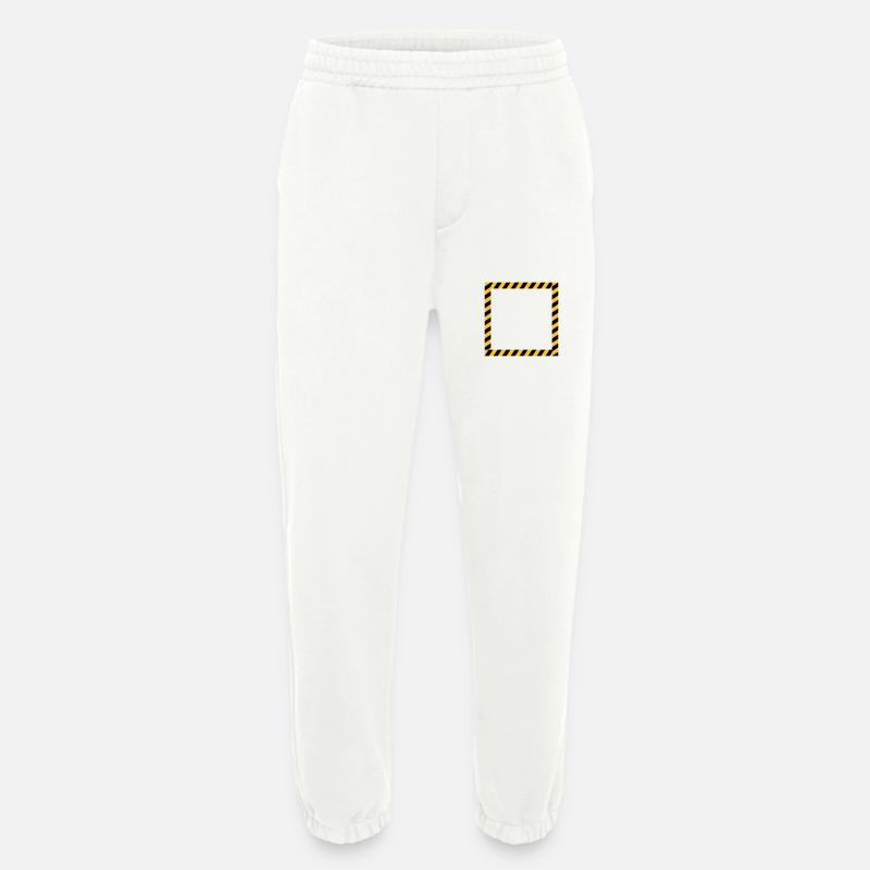 Rahmen Schild Absperrband - Heavyweight Jogginghose - made by SPREAD  - OFF WHITE