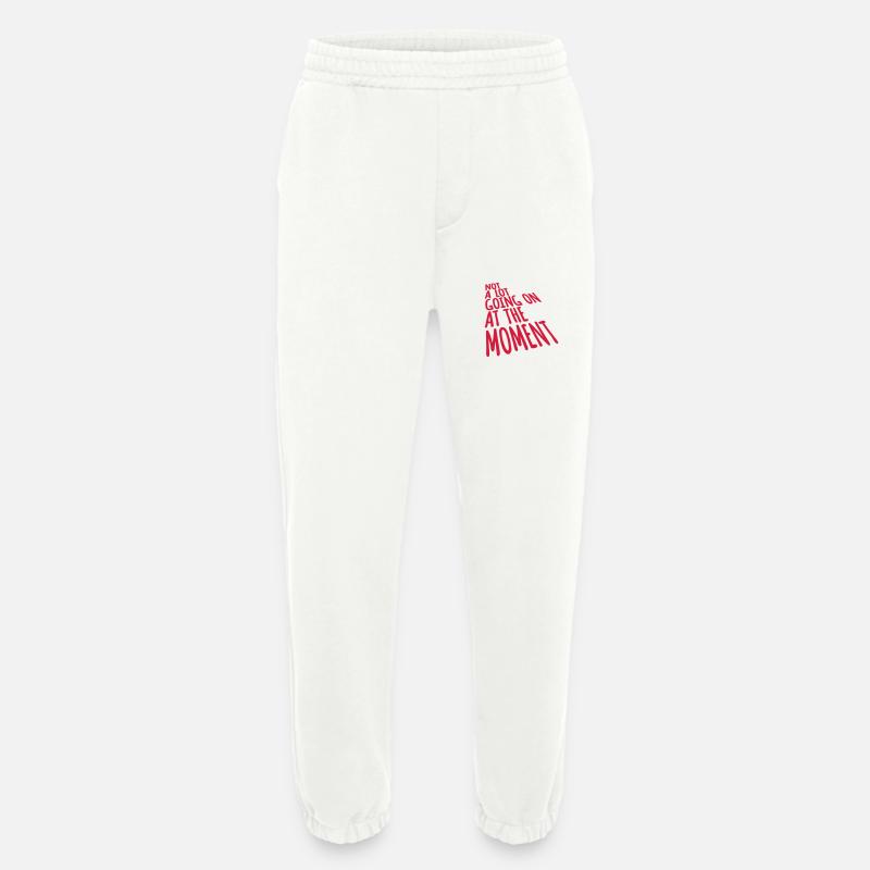 Not much going on - Heavyweight Jogging Pants - made by SPREAD  - OFF WHITE