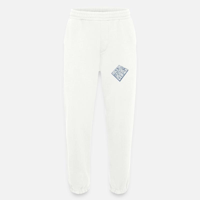 Let me overthink this - Heavyweight Jogging Pants - made by SPREAD  - OFF WHITE
