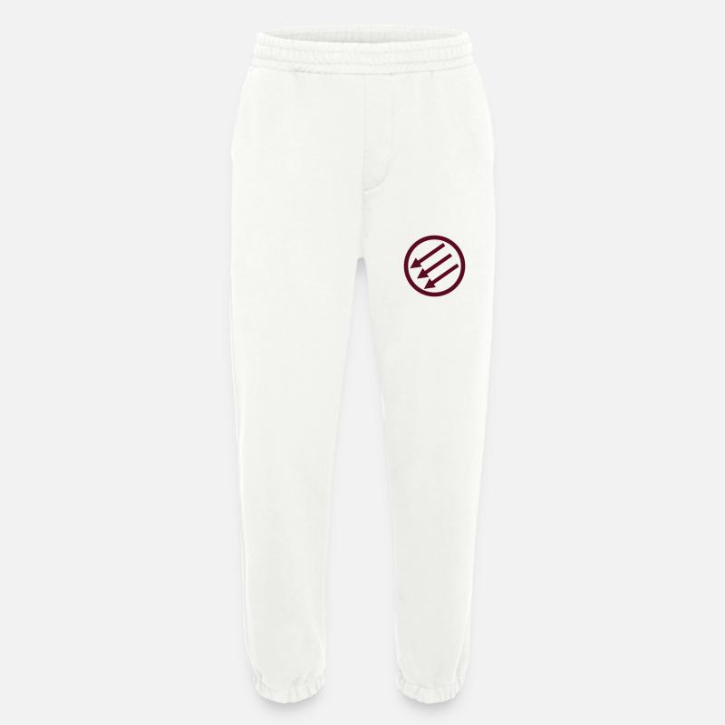 Järnfronten / Eiserne Front / Iron Front - Pantalon de jogging bio épais fabriqué en UE - OFF WHITE