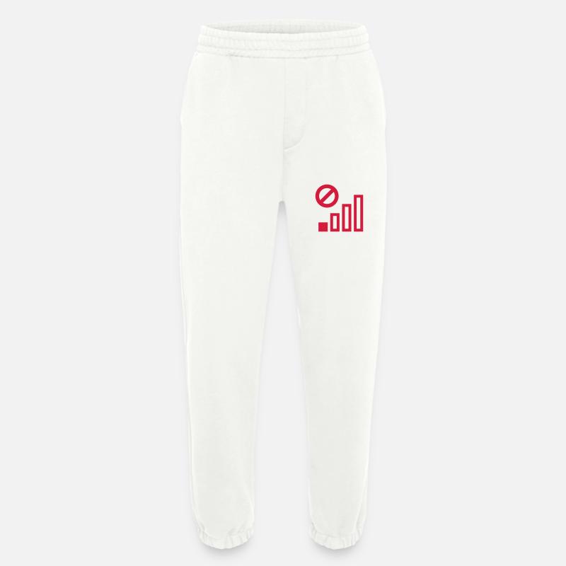 Coverage poor cellular connection - Heavyweight Jogging Pants - made by SPREAD  - OFF WHITE