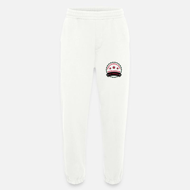 Bester COACH der Welt - Heavyweight Jogginghose - made by SPREAD  - OFF WHITE