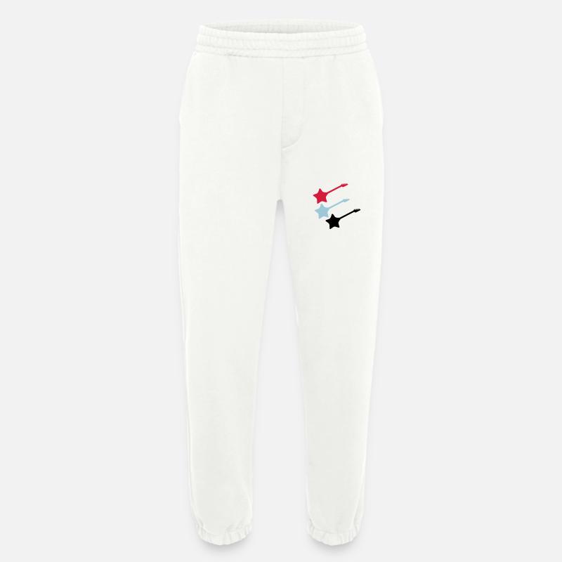 stern gitarren - Heavyweight Jogginghose - made by SPREAD  - OFF WHITE