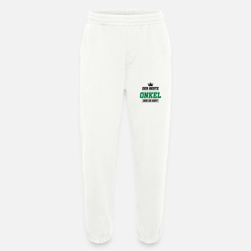 The best uncle there is - Heavyweight Jogging Pants - made by SPREAD - OFF WHITE