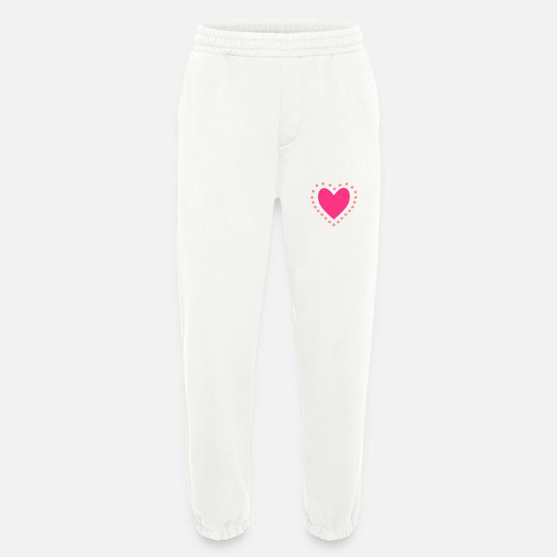 Herz - Heavyweight Jogginghose - made by SPREAD  - OFF WHITE