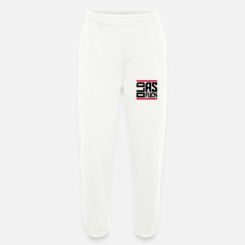 old AF Text Logo - Heavyweight Jogging Pants - made by SPREAD  - OFF WHITE