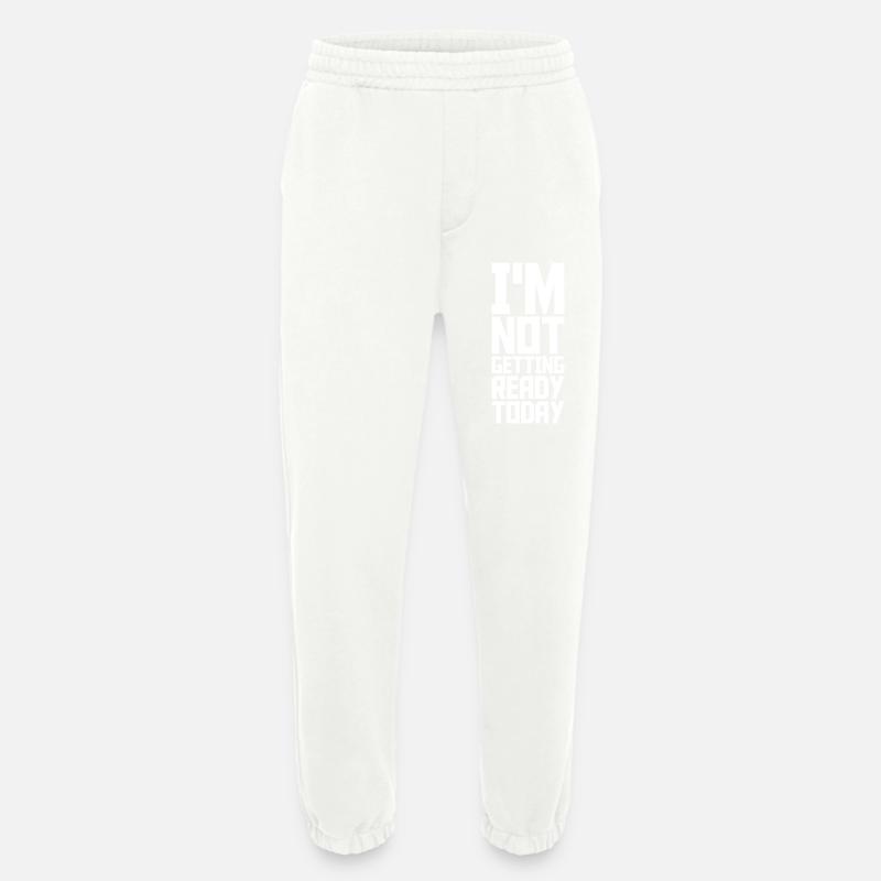 not getting ready today - Heavyweight Jogginghose - made by SPREAD  - OFF WHITE