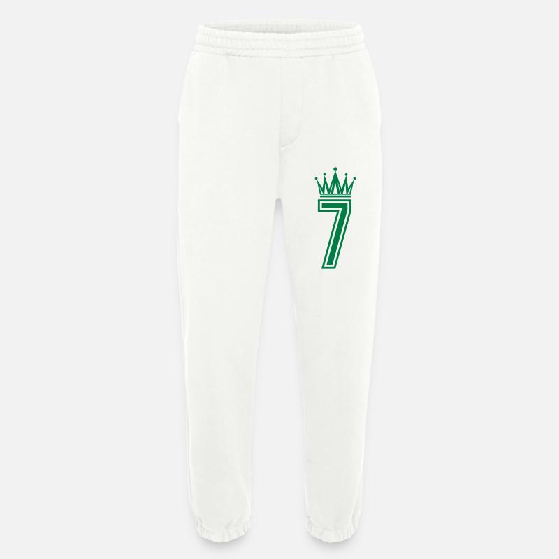 7 Crown - Heavyweight Jogging Pants - made by SPREAD  - OFF WHITE
