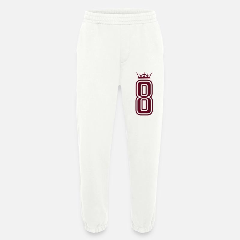 8 krone - Heavyweight Jogginghose - made by SPREAD  - OFF WHITE