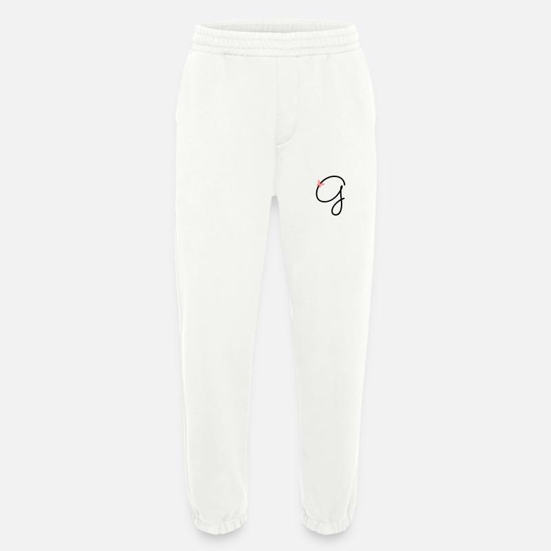 Buchstabe G Schmetterlingsbuchstabe - Heavyweight Jogginghose - made by SPREAD  - OFF WHITE