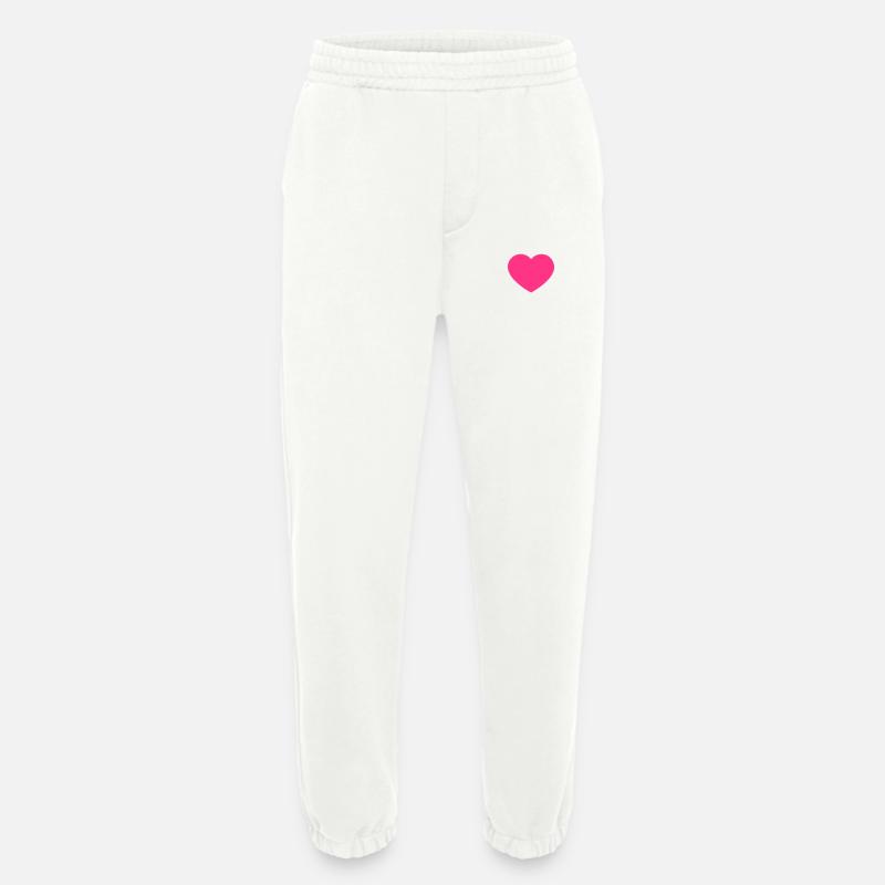 Love is Everything - Heavyweight Jogging Pants - made by SPREAD - OFF WHITE