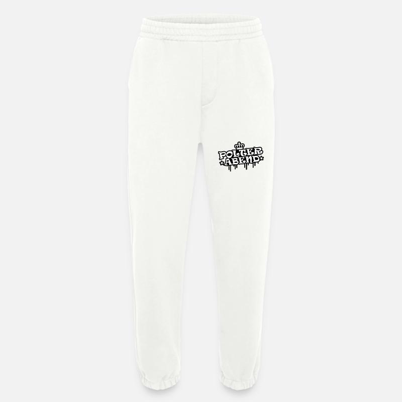 Polterabend Polter Hochzeit - Heavyweight Jogginghose - made by SPREAD  - OFF WHITE