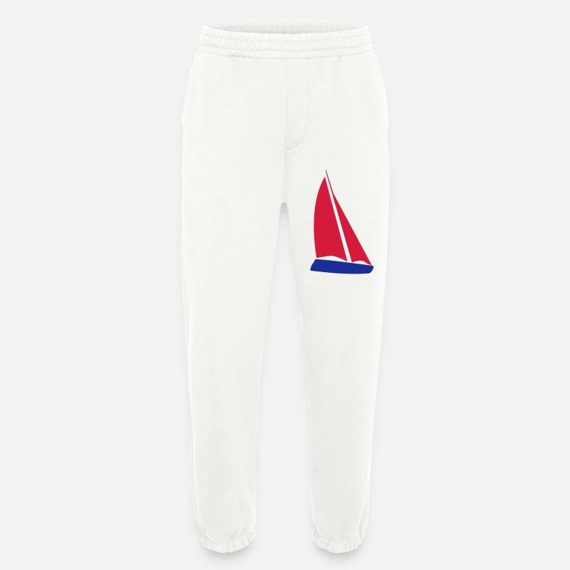Segelboot - Heavyweight Jogginghose - made by SPREAD  - OFF WHITE